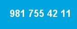 981 755 42 11 981 755 42 11